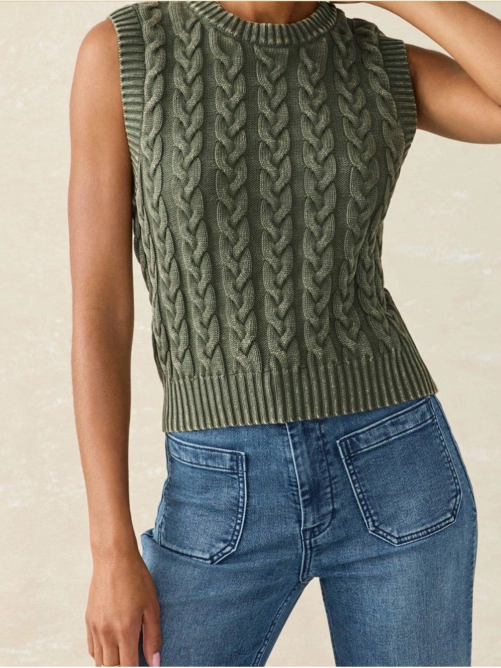 Faherty sunwashed sweater vest